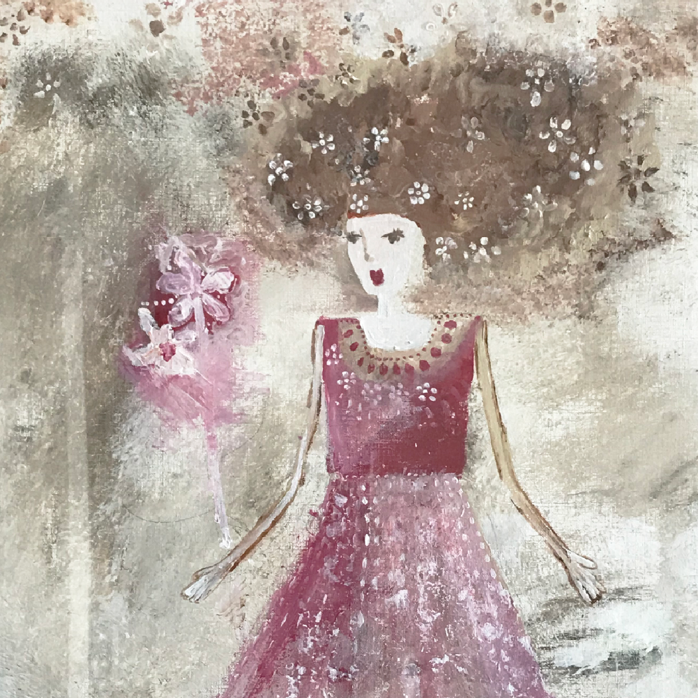 Wind in her hair